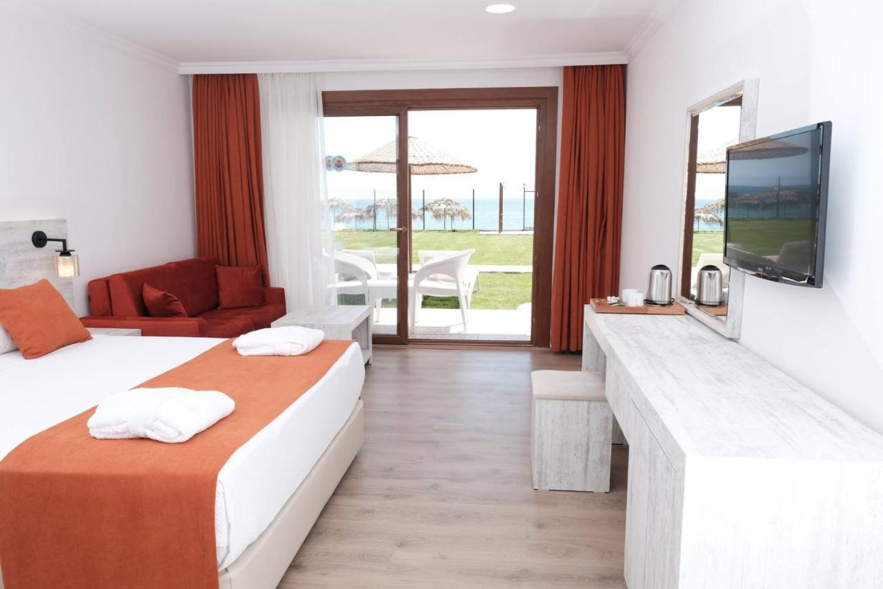 Club Turtas Beach Конаклы Экстерьер фото