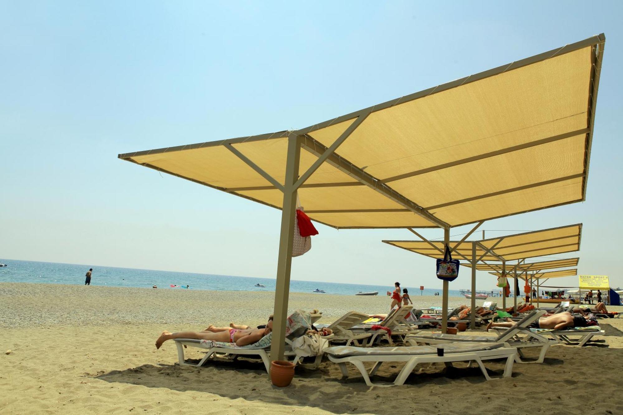 Club Turtas Beach Конаклы Экстерьер фото